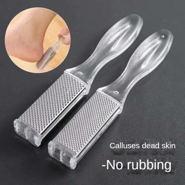 Stainless Steel Foot File, Pedicure Tool For Callus And Dead Skin Removal, Double-Sided Foot Scraper, Callus Remover For Smoother Heels - Image 2