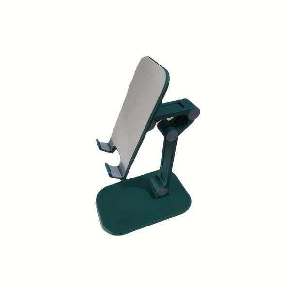 1pc Adjustable Phone Stand Holder, ABS Material, Foldable & Detachable, Compatible with 10.16-27.94 cm Smartphones/iPad/Tablet, Anti-Skid & Anti-Scratch Pads, Desk Mount - Black, Adjustable Gadget Holder | Foldable Design | Durable Abs Resin - Image 6