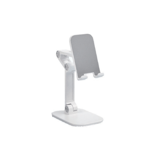 1pc Adjustable Phone Stand Holder, ABS Material, Foldable & Detachable, Compatible with 10.16-27.94 cm Smartphones/iPad/Tablet, Anti-Skid & Anti-Scratch Pads, Desk Mount - Black, Adjustable Gadget Holder | Foldable Design | Durable Abs Resin - Image 4
